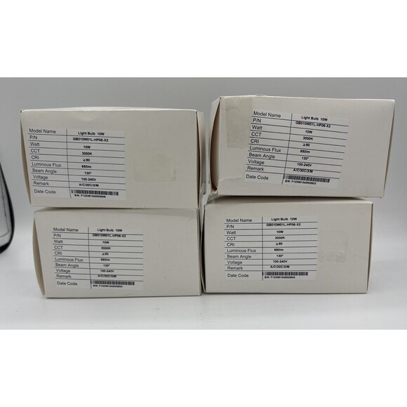 4-Verbatim Light Bulbs 10W, 3000K, 130 Degree Directional , GB11-0101C - Picture 5 of 16